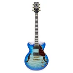 Ibanez Artcore AM93QM Semi-hollow Electric Guitar Jet Blue Burst. Fixed Price $500.00.