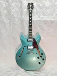 D'angelico Premier Dc 335 Style Semi-hollow Body Electric Guitar-turquoise-new!. Fixed Price $899.99.