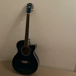 Electric Acoustic Guitar Washburn EA14ATB Blue Sn S11101868. Fixed Price $780.00.