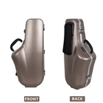 Crossrock Alto Saxophone Case Abs Molded Hardshell-detachable Strap-champagne. Fixed Price $129.99.