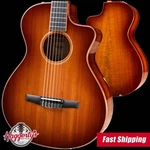 Taylor Custom Grand Concert Nylon #12941 Sinker Redwood/figured Ironbark Acousti. Fixed Price $5240.00.