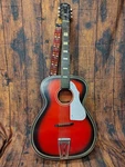 Vintage 60 Harmony Stella H1141 Grand Concert Redburst Acustic Guitar Rare. Fixed Price $349.99.