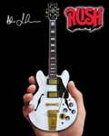 Alex Lifeson Axe Heaven Gibson ES-355 Alpine White Mini Guitar Re. Fixed Price $59.99.