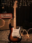 2019 Squier Bullet Stratocaster - Brown Sunburst Finish Electric Guitar Sss #2. Fixed Price $175.00.
