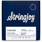 Stringjoy Signatures 6 Nickel Wound Electric Guitar Strings 11 - 50. Fixed Price $11.99.