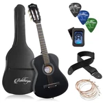 Ashthorpe 30 Inch Beginner Acoustic Guitar Kit, Black. Fixed Price $67.63.