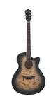 Washburn Dfbace Deep Forest Burl Grand Auditorium Acoustic Electric Guitar Black. Fixed Price $435.99.