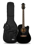 Jasmine By Takamine Acoustic/electric Guitar Transparent Black Model ES-31. Fixed Price $299.99.
