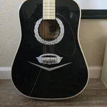 Esteban Eldorado Limited Edition Acoustic-electric Dreadnought Guitar, Black. Fixed Price $100.00.