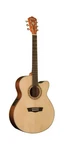 Washburn Harvest G7SCE Grand Auditorium Cutaway Acoustic Electric Guitar (WG7.... Fixed Price $421.32.