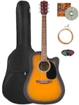 Fender Fa Series Dreadnought Acoustic-electric Guitar 2-COLOR Sunburst W/ Gig. Fixed Price $199.99.