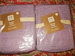 2 Pottery Barn Teen Ruched DRAPES,44" X 84" Lilac, New. Fixed Price $69.99.