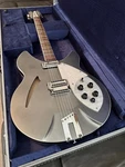 Pristine Silverglo 2026 Rickenbacker 360/12 12-STRG Electric Guitar. Fixed Price $4650.00.