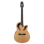 Ovation Guitar CE44C-4A-G Celebrity Elite Nylon Mid Depth Aged Natural Safe Deli. Fixed Price $1366.96.