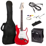 Rockjam Electric Guitar Kit With 10-WATT Amp, Gig Bag, Picks, Spare Strings. Fixed Price $144.70.