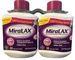 Miralax Laxative Powder 34 Daily Doses X2 - 20.4 Oz Each Exp 5/2027. Fixed Price $36.90.