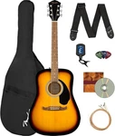 Fender FA-125CE Dreadnought Acoustic Electric Guitar Sunburst W/case New. Fixed Price $242.95.