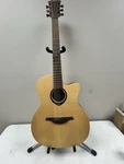 Lag T70ACE-NAT Tramontane Auditorium Cutaway Electro-acoustic Guitar. Hard Case. Fixed Price $399.00.