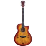 Washburn Dfbacea Deep Forest Burl Grand Auditorium Acoustic Electric Guitar. Fixed Price $369.00.