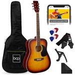 Best Choice Products Acoustic Guitar Starter Kit Digital Tuner Padded Case 41IN. Fixed Price $149.99.