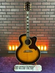 Crafter SJC-390 Jumbo Acoustic Electric Guitar (flame Top Burst). Fixed Price $399.95.