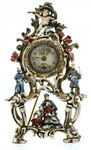 Vintage Taylor Sterling Silver Enamel Ornate Clock Watch Pendant Brooch Pin. Fixed Price $995.00.