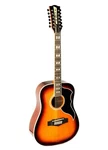 Eko Ranger 12 Dreadnought Vintage Reissue Honey Burst Spruce Top Acoustic Guitar. Fixed Price $335.53.