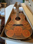 New Alvarez Grateful Dead 50TH Anniversary Acoustic Guitar Montage Orig Box #132. Fixed Price $1995.00.