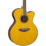 Yamaha CPX600 Medium Jumbo Acousticelectric Guitar Vintage Tint. Fixed Price $419.99.
