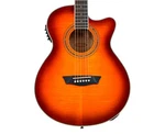 Washburn EA15ITB-A Festive Series Mini Jumbo Cutaway A/e Guitar Open Box. Fixed Price $239.99.