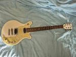 Rare First Volkswagen Vw Electric Guitar White + Gigbag Active Electronics. Fixed Price $239.99.