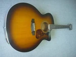 Acoustic Guitar Guild F-250CE Deluxe 2021 Jumbo Antique Burst Finish Cutaway. Fixed Price $995.00.