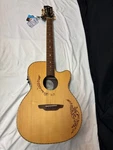 Luna Vicki Genfan Signature Acoustic Electric Guitar Solid Top Vg Sic Local Pu. Fixed Price $460.00.