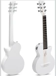 Enya Nova Go Carbon Filber 36 Acoustic Guitar, White /travel Lightweight W/bag. Fixed Price $149.00.