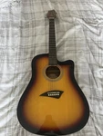 Kona K1SB Sunburst Acoustic Guitar W/ Ernie Ball Strings. Fixed Price $125.00.