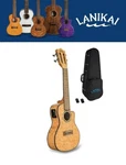 Lanikai Quilted Maple Natural Cutaway Concert Electric Ukulele Free Case New. Fixed Price $499.00.