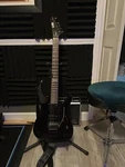 Esp Ltd M-100FM Electric Guitar In See-through Black Excellent Condition. Fixed Price $300.00.