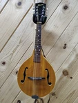 Gibson Style Mandolin 8-STRING Natural Brown Adjustable Bridge. Fixed Price $1025.00.