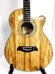 Oscar Schmidt 6 String Acoustic-electric Guitar Right, Spalted Maple (OG10CESM). Fixed Price $179.99.