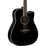 Yamaha FGX830C Dreadnought Acoustic-electric Guitar, Solid Spruce Top, Black. Fixed Price $659.99.