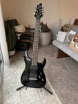 Schecter Omen Gloss Black Electric Guitar 707 Pickups. Fixed Price $584.00.