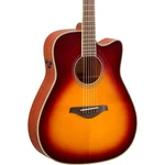 Yamaha Transacoustic Dreadnought Cutaway Acoustic-electric Guitar Brown Sunburst. Fixed Price $779.99.