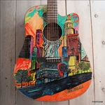 Tagima CF-2000 Custom Art Guitar 2020 W/hardcase. Fixed Price $699.99.