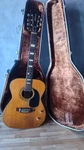 1960'S National Dreadnaught Acoustic Electric Guitar (etched By David Davis). Fixed Price $2700.00.