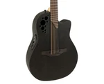Ovation Pro Series Elite 2058TX-5 12-STRING A/e Black Textured Open Box. Fixed Price $879.99.
