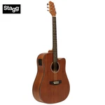 Stagg SA25 Series Dreadnought Cutaway Acoustic Electric Guitar Dce Maho. Fixed Price $239.99.