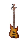 Electric Jazz Bass Solid Body Flame Maple Natural IPJB-500A. Fixed Price $299.99.