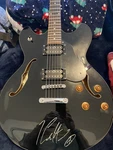 Oscar Schmidt Delta King OE30 Semi-hollow Electric Guitar Black 6-STRING. Fixed Price $550.00.
