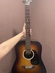 Martin D-X2E Ziricote Burst Acoustic-electric Guitar. Fixed Price $700.00.