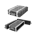 2U Abs Shallow 8" Depth, 19" Rackmount Flight Road Travel Case, Wat.... Fixed Price $151.29.